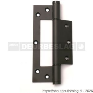 Justor STW 150 BE deurveerscharnier enkelwerkend 150 mm hangnaad 2.5 mm aluminium zwart - A30204164 - afbeelding 1