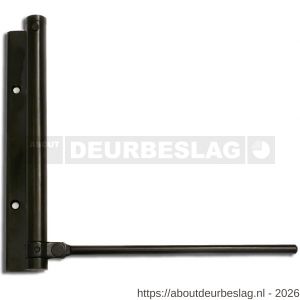 Justor DV P 180 deursluiter met pen zwaarte instelbaar voor buiten 40 kg zwart - A30204734 - afbeelding 1
