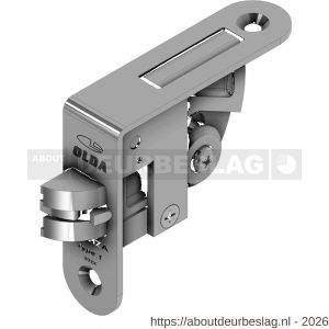 Olda 26 HZA T1 automatische kantschuif type 26 HZA type 1 hoek model staal verzinkt voor stalen-aluminium deuren - A30205035 - afbeelding 1