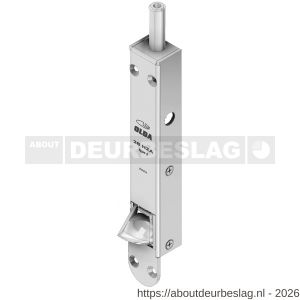 Olda 28 HZA 30 T1 automatische kantschuif type 28 HZA type 1 verlengde schoot +30 mm staal verzinkt voor houten deuren - A30205028 - afbeelding 1