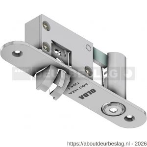 Olda 600 HZA T1 automatische kantschuif type 600 HZA type 1 deurkozijn model 136 mm staal verzinkt voor stalen-aluminium deuren - A30205059 - afbeelding 1
