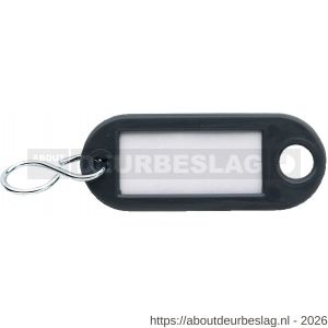 Dulimex DX 1000GS sleutellabel met ophangoog en S-haak kunststof grijs zak 100 stuks - A30202050 - afbeelding 1
