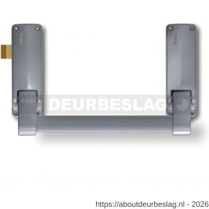 Briton PO 378 EB SE anti-paniekstang Briton 378 SE enkele deur 1-puntssluiting opliggende dagschoot zilvergrijs - A30202121 - afbeelding 1