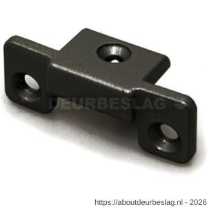 Briton PO SLP 378 SE paniekopener sluitplaat Briton voor dagschoot bij gelijkliggende en dubbele deursituatie voor PO 377-378-1438 zilvergrijs - A30202388 - afbeelding 1