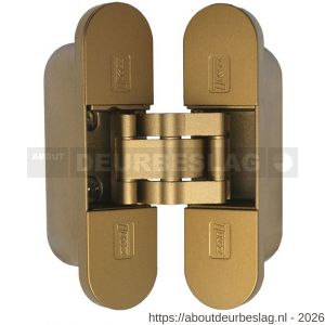 TKZ 3D SB Esprit Z 3D onzichtbaar scharnier 29x111 mm minimale deurdikte 40 mm CE zamac satijn brons - A30204892 - afbeelding 1