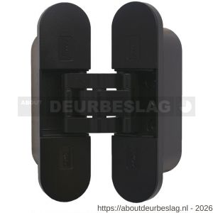 TKZ 3D BE Esprit Z 3D onzichtbaar scharnier 29x111 mm minimale deurdikte 40 mm CE zamac zwart - A30204890 - afbeelding 1