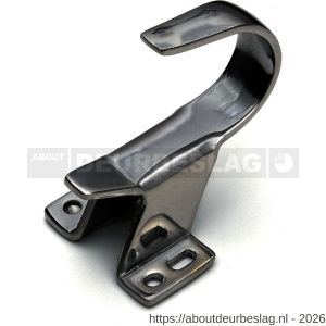 Justor DRVH 2 SE deuropvanger lange haak Justor voor gelijkliggende en opdekdeuren tot maximaal 12 mm zilvergrijs - A30202192 - afbeelding 1