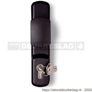 Dulimex DX PO KNS 526 RZ anti paniekbeslag opbouw knopset DX 500 met 1/2 (35/10) cilinder voor DX 5-serie mat zwart - A30204726 - afbeelding 1