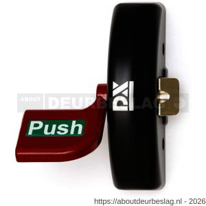 Dulimex DX PO 501P EB RZ anti-paniekpushpad 501P enkele deur 1-puntssluiting zijsluitend rood-zwart - A30202466 - afbeelding 1
