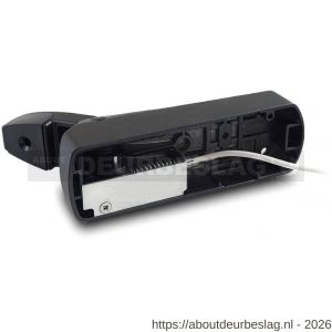Dulimex DX PO EKM 294 RZ paniekopener eindkast DX met microswitch voor DX 2-serie mat zwart - A30202377 - afbeelding 1
