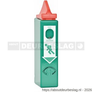 GfS DW 994 EH-Exit Control paniekopener voor paniek stangen inclusief vooralarm stalen huis profielcilinder half 2 sleutels 9 V batterij pictogrammen en bevestigings materiaal EN 1125 95 dB - A30202438 - afbeelding 1