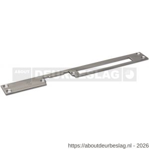 JIS Nadal ESPV 904 SE voorplaat SE 250x25 mm links en rechts bruikbaar voor dag- en nachtsloten grijs gelakt - A30202088 - afbeelding 1