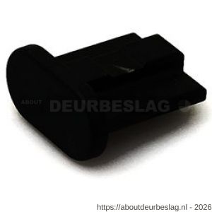 Dulimex DX PO ED 294 RZ paniekopener eindpluggen set DX voor horizontale duwstang voor DX 2-serie RZ mat zwart - A30202371 - afbeelding 1