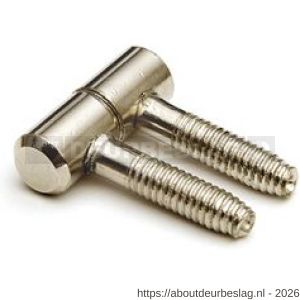 Dulimex DX HPLM C09025NI meubel inboorpaumelle 9x25 mm smal type staal vernikkeld - A30201671 - afbeelding 1