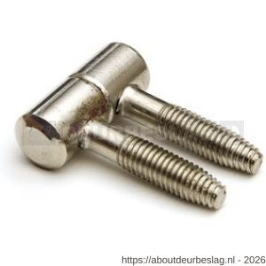 Dulimex DX HPLM C11029NI meubel inboorpaumelle 11x29 mm smal type staal vernikkeld - A30201672 - afbeelding 1