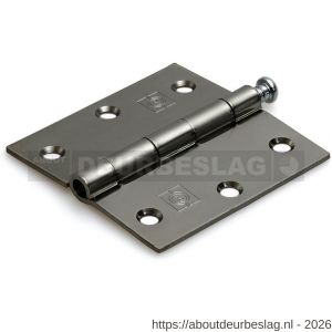 Dulimex DX H161-76762005 scharnier rechte hoeken 76x76 mm losse verzinkte pen staal verzinkt - A30201732 - afbeelding 1