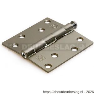 Dulimex DX H161-89892005 scharnier rechte hoeken 89x89 mm losse verzinkte pen staal verzinkt - A30203925 - afbeelding 1