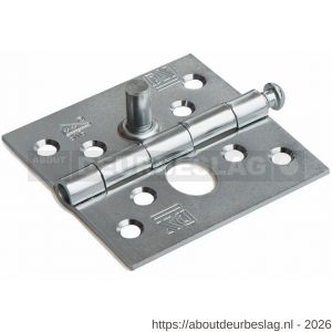 Dulimex DX H161-76762015 scharnier rechte hoeken 76x76 mm losse verzinkte pen staal verzinkt SKG** - A30203924 - afbeelding 1