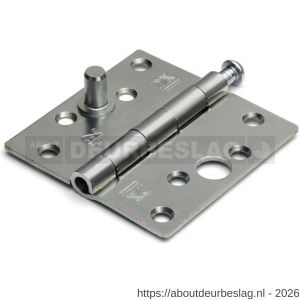 Dulimex DX H161-89892025 scharnier rechte hoeken 89x89 mm losse verzinkte pen staal verzinkt SKG*** - A30201744 - afbeelding 1