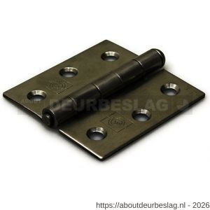 Dulimex DX H161-63632005 scharnier rechte hoeken 63x63 mm losse verzinkte pen staal verzinkt - A30201728 - afbeelding 1