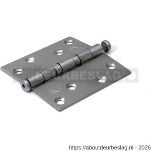 Dulimex DX H362-89893103 kogellagerscharnier rechte hoeken 89x89 mm RVS pen RVS geborsteld - A30204063 - afbeelding 1