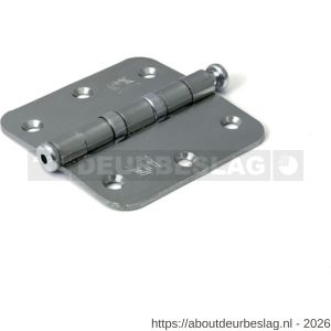 Dulimex DX H167-76762105 kogellagerscharnier ronde hoeken 76x76 mm verzinkte pen staal verzinkt - A30201756 - afbeelding 1