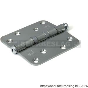 Dulimex DX H167-89892105 kogellagerscharnier ronde hoeken 89x89 mm verzinkte pen staal verzinkt - A30201757 - afbeelding 1