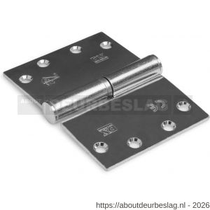 Dulimex DX H178125892115 kogelstiftpaumelle rechte hoeken 89x125 mm links staal verzinkt SKG*** - A30204881 - afbeelding 1