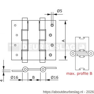 Justor DVD 120/30 SE deurveerscharnier dubbelwerkend 120/30 mm aluminium zilvergrijs - A30204167 - afbeelding 2