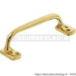 Intersteel Living 5616 handgreep Haags model 120 mm messing ongelakt - R26004360 - afbeelding 1