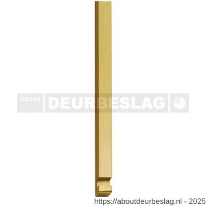 Intersteel 5620 stangenset voor pomp-espagnolet 125 cm messing ongelakt - R26000122 - afbeelding 1
