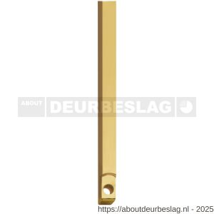 Intersteel 5620 stangenset voor kruk-espagnolet lang 125 cm messing ongelakt - R26000120 - afbeelding 1