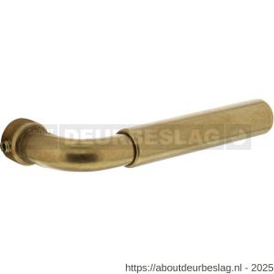Intersteel 0215 deurkruk Palma messing getrommeld - R26007443 - afbeelding 1