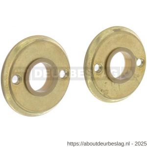 Intersteel 3173 rozetten diameter 50x5 mm messing getrommeld - R26002463 - afbeelding 1
