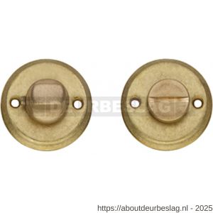 Intersteel Living 3173 WC-sluiting diameter 50x5 mm met stift 8x8 mm messing getrommeld - R26002702 - afbeelding 1