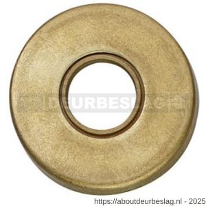 Intersteel 3186 rozetten verdekt diameter 49x7 mm messing getrommeld - R26007566 - afbeelding 1
