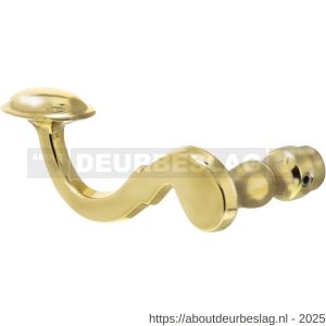 Intersteel 0293 deurkruk gatdeel links Posthoorn messing gelakt - R26001356 - afbeelding 1