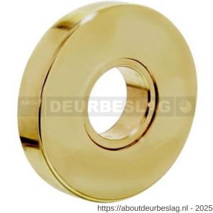 Intersteel 3156 rozetten verdekt diameter 50x8 mm messing gelakt - R26007567 - afbeelding 1