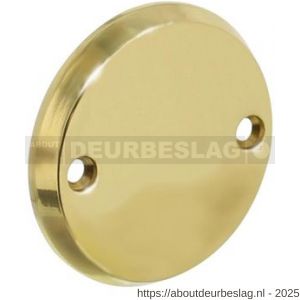 Intersteel 3173 afdekrozet diameter 50x5 mm messing gelakt - R26007541 - afbeelding 1