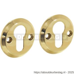 Intersteel Living 3173 cilinderrozetten diameter 50x5 mm messing gelakt - R26011110 - afbeelding 1
