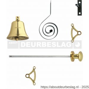 Intersteel Living 3990 trekbel-garnituur messing gelakt - R26007280 - afbeelding 1