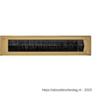 Intersteel 4015 tochtwering rechthoekig 340x76 mm PVD messingkleur - R26010883 - afbeelding 1