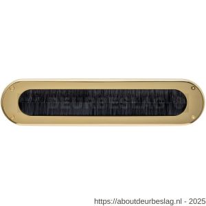 Intersteel 4015 tochtwering ovaal 340x80 mm PVD messingkleur - R26010882 - afbeelding 1