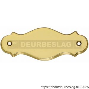 Intersteel 4040 naamplaat 9203 messing gelakt - R26002240 - afbeelding 1