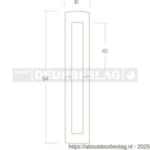 Intersteel Living 4540 sierhuls stomp 40x40 mm messing gelakt - R26007210 - afbeelding 2