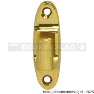 Intersteel 5615 sluithaak voor raamsluiting Dudok messing gelakt - R26003651 - afbeelding 1