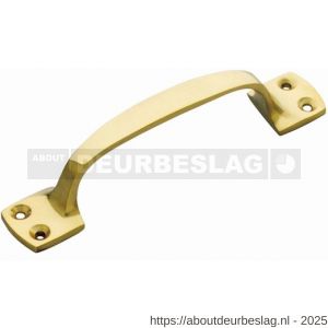 Intersteel Living 5616 handgreep op vierkante voet 130 mm messing gepolijst - R26007798 - afbeelding 1