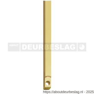 Intersteel 5620 stangenset voor kruk-espagnolet lang 125 cm messing gelakt - R26007263 - afbeelding 1