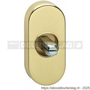 Intersteel 6050 basisplaat voor raamkruk hals diameter 18 mm messing gelakt - R26003775 - afbeelding 1