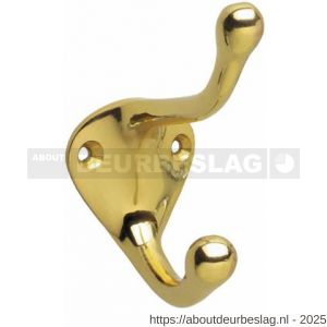 Intersteel Living 6926 kapstokhaak scheepsmodel lang messing gelakt - R26007766 - afbeelding 1